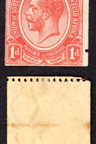 South Africa SG19 1d Coil stamp (light tone patch) M/M Cat 25+ pounds