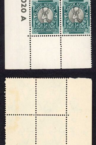 South Africa SG114 1/2d Cylinder block U/M (light toned)
