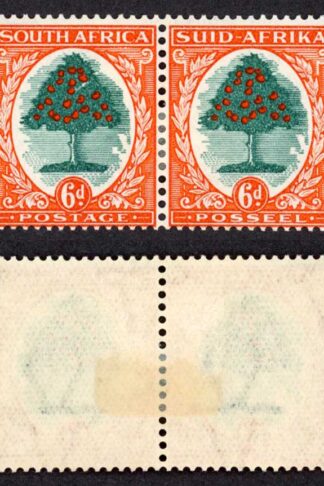 South Africa SG61c 6d Die II M/M Scratch in Tree R2/5
