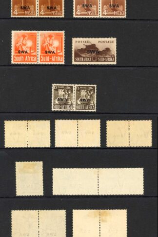 SWA SG114/22 1941 War Effort set inc 4d shade M/M Cat 76 Pounds