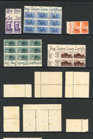 SWA SG123/30b Set inc multiples U/M and M/M Some tone spots