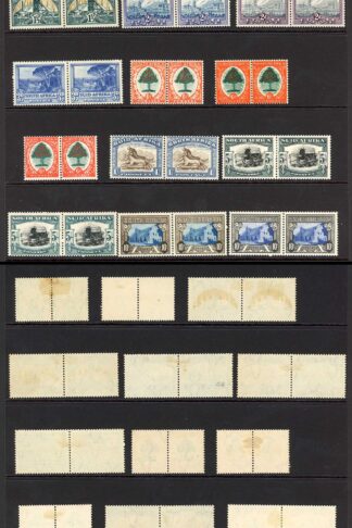 South Africa SG54/64cca Full set inc Types and Shades M/M Cat 549 Pounds