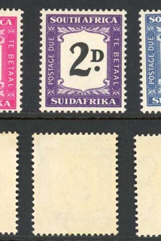 South Africa SGD34/8 Set of 5 U/M (6d light toning) Cat 85 Pounds