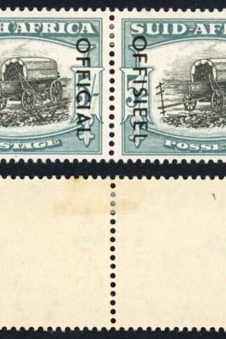 South Africa SGO50 5/- Black and pale blue-green M/M Cat 70 Pounds