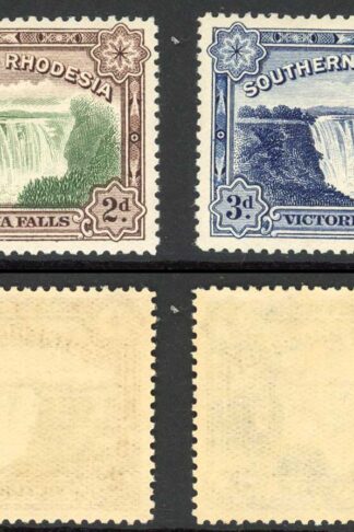 Southern Rhodesia SG29/30 1932 Victoria Falls Set M/M Cat 30 pounds