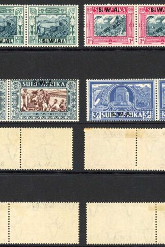 SWA SG105/8 1938 set M/M Cat 110 pounds