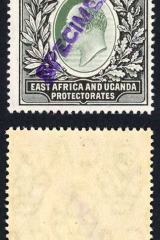 KUT SG28s KEVII 3R Wmk Mult Crown opt Specimen (locally) Superb U/M
