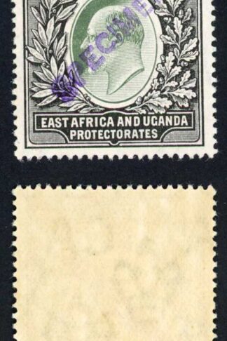 KUT SG28s KEVII 3R Wmk Mult Crown opt Specimen (locally) U/M (gum bend)