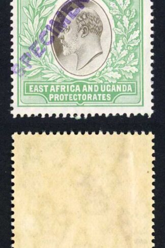 KUT SG29s KEVII 4R Wmk Mult Crown opt Specimen (locally) Creased U/M