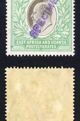 KUT SG29s KEVII 4R Wmk Mult Crown opt Specimen (locally) U/M