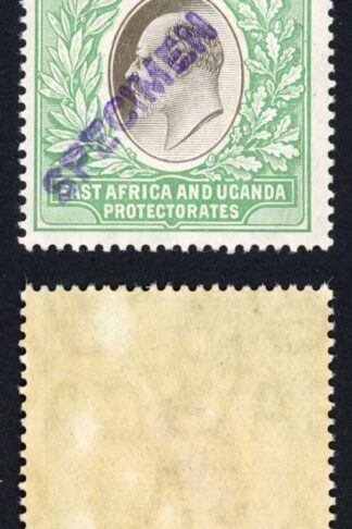 KUT SG29s KEVII 4R Wmk Mult Crown opt Specimen (locally) U/M