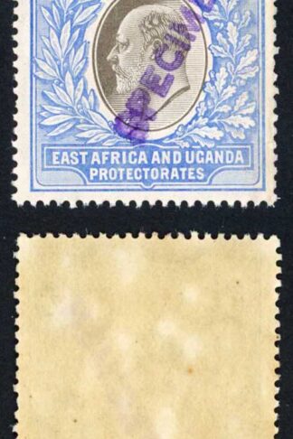 KUT SG31s KEVII 10R Wmk Mult Crown opt Specimen (locally) U/M