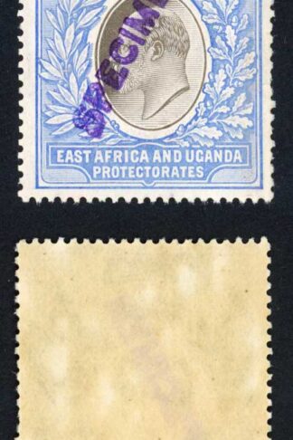 KUT SG31s KEVII 10R Wmk Mult Crown opt Specimen (locally) U/M