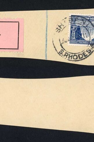 Southern Rhodesia SG19 4d Perf 12 and SG18 3d on piece