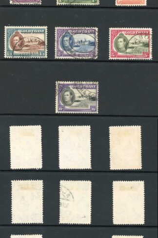 Gold Coast SG120a/32 1938 Set of 13 fine used Cat 80 pounds