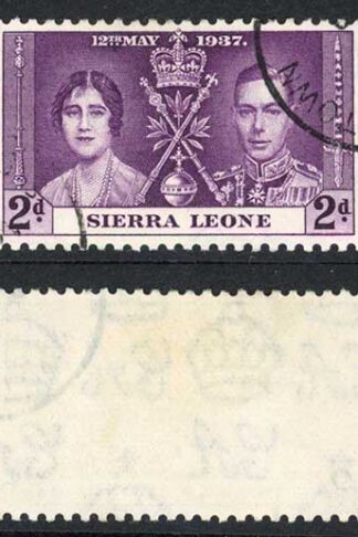 Sierra Leone SG185/7 1937 Coronation Set Cat 8 pounds