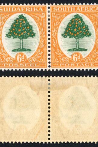 South Africa SG32 6d green and orange fine m/m Cat 48 pounds