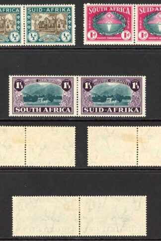 South Africa SG82/4 1939 Voortrekker set M/M Cat 55 pounds
