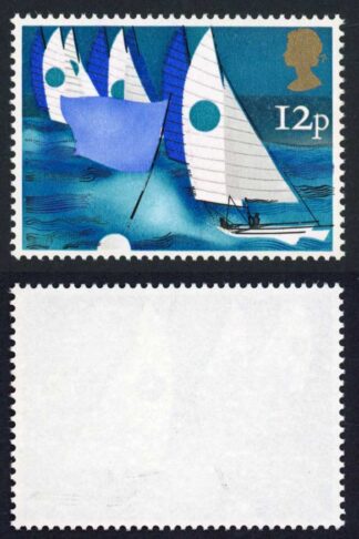SG983 12p Saling with Missing Rose U/M Listed by Pierron