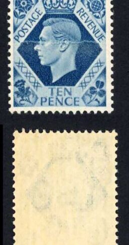 KGVI 10d Dry Print M/M