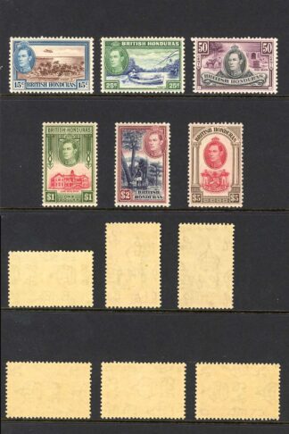 British Honduras SG150/61 KGVI set of 12 U/M Cat 225 pounds