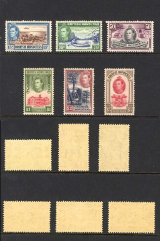 British Honduras SG150/61 KGVI set of 12 U/M Cat 225 pounds