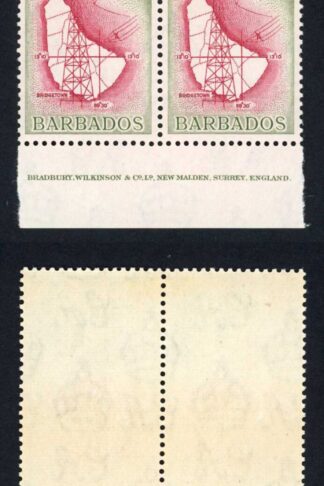 Barbados SG281 1.20 Imprint Block (2 x U/M) Cat 72