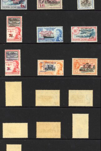 Sierra Leone SG273/84 Set of 12 in U/M (some toned) Cat 60 pounds