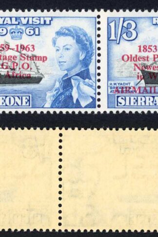 Sierra Leone SG280b 1/3 right stamp 1853*1859*1963 M/M (toned)