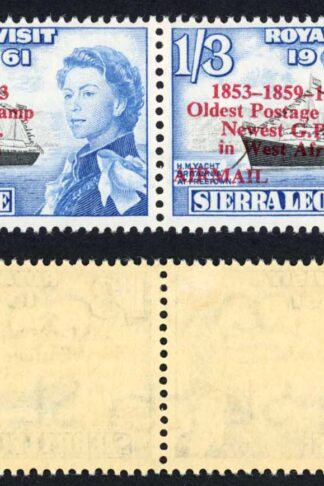 Sierra Leone SG280C 1/3 right stamp No Spot after O M/M (toned)