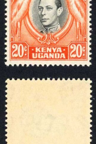 KUT SG139ba 1951 20c deep black and deep orange U/M cat 28 pounds