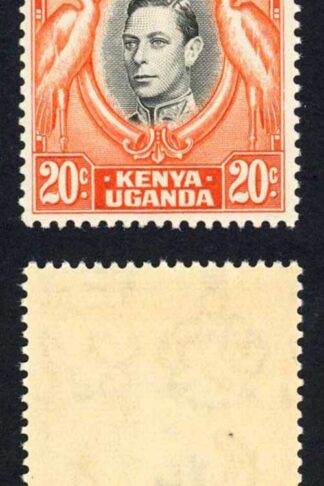 KUT SG139ba 1951 20c deep black and deep orange U/M cat 28 pounds
