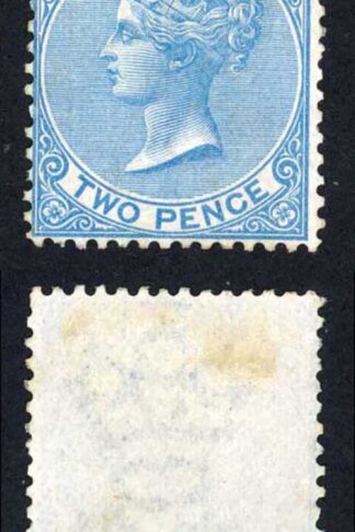 Bermuda SG4 2d Bright Blue Mint (re-gummed) Cat 550 pounds Great Colour