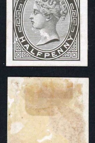 Bermuda SG19 PLATE FROOF in Black on card (surface rub indicating a working pro