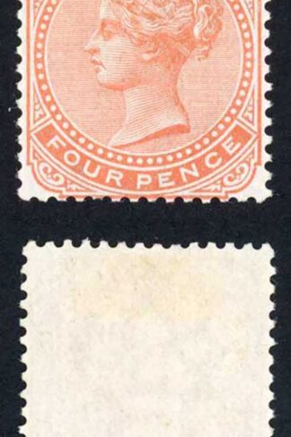 Bermuda SG20 4d Orange red Wmk CC fine M/M Cat 21 pounds