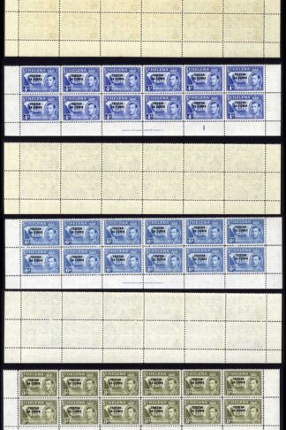 Tristan Da Cunha SG1/12 set of 12 in Bottom Rows of 12 U/M RARE Cat 1680++