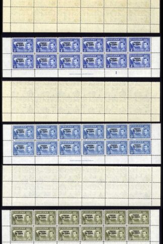 Tristan Da Cunha SG1/12 set of 12 in Bottom Rows of 12 U/M RARE Cat 1680++