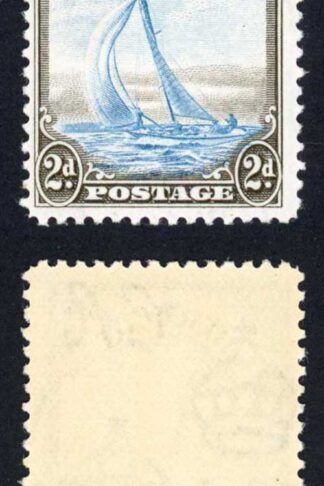 Bermuda SG112 2d Light Blue and Sepia M/M Cat 50 pounds