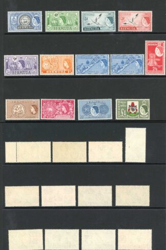 Bermuda SG135/50 Set including some shades U/M Cat 130 pounds