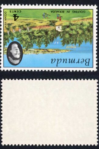 Bermuda SG279w 4c wmk Inverted U/M Cat 55 pounds