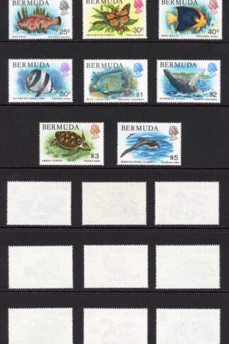 Bermuda SG387/403 Set of 17 U/M Cat 20 pounds