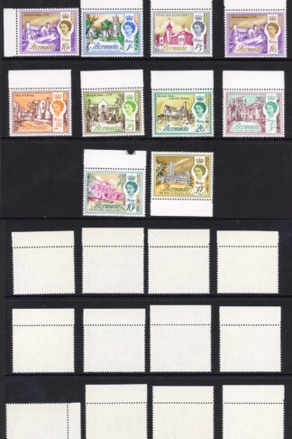 Bermuda SG163/79 1962 Set of 18 U/M Cat 50 pounds