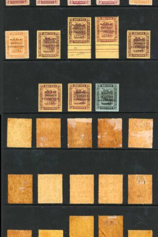 Brunei Borneo Exhibition Selection M/M (Brown Gum) Cat from 334 pounds
