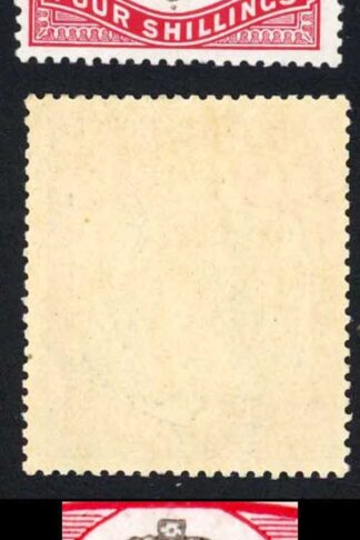 Bermuda SG52bb 4/- Wmk MCA with Broken Crown and Scroll M/M Cat 325 pounds