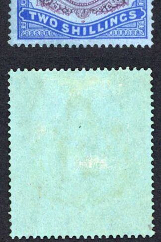 Bermuda SG88gf 2/- Wmk Script with Damaged Leaf Fine M/M cat 350 pounds