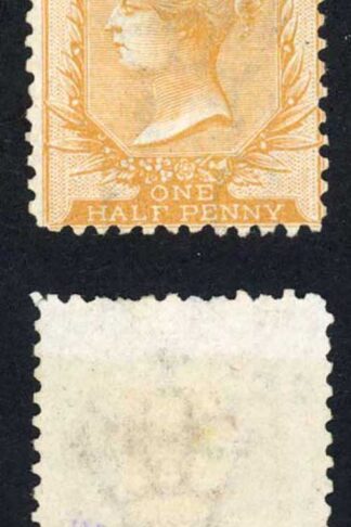 Malta SG15 1/2d Yellow-orange Perf 12.5 Wmk CC Mint no gum Cat 450 pounds