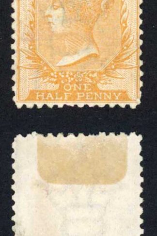 Malta SG15 1/2d Yellow-orange Perf 12.5 Wmk CC Mint no gum Cat 450 pounds