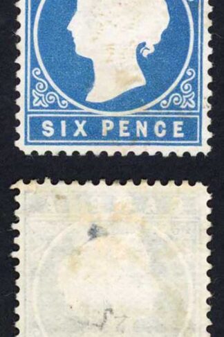 Gambia SG18A 6d Blue Wmk Crown CC S/ways M/M Cat 225