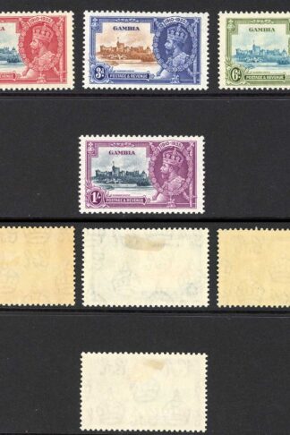 Gambia SG143/146 1935 Silver Jubilee Set M/M Cat 23