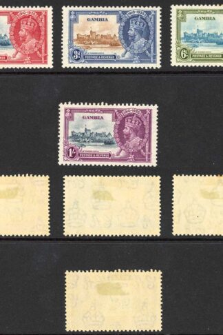 Gambia SG143/146 1935 Silver Jubilee Set M/M Cat 23